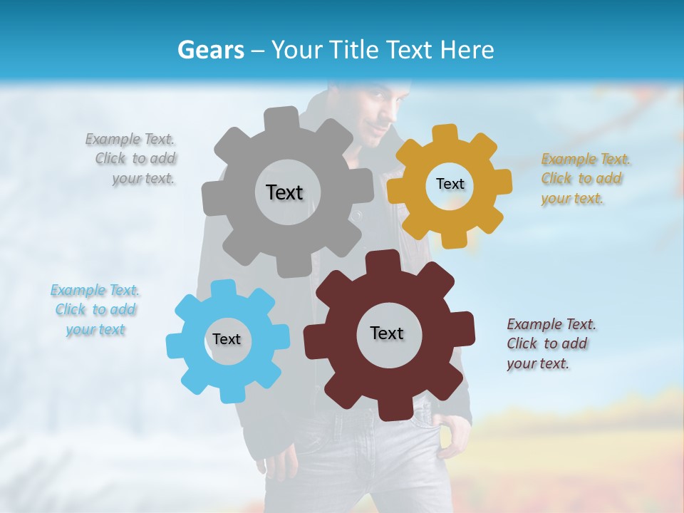 Optimistic Autumn Background PowerPoint Template