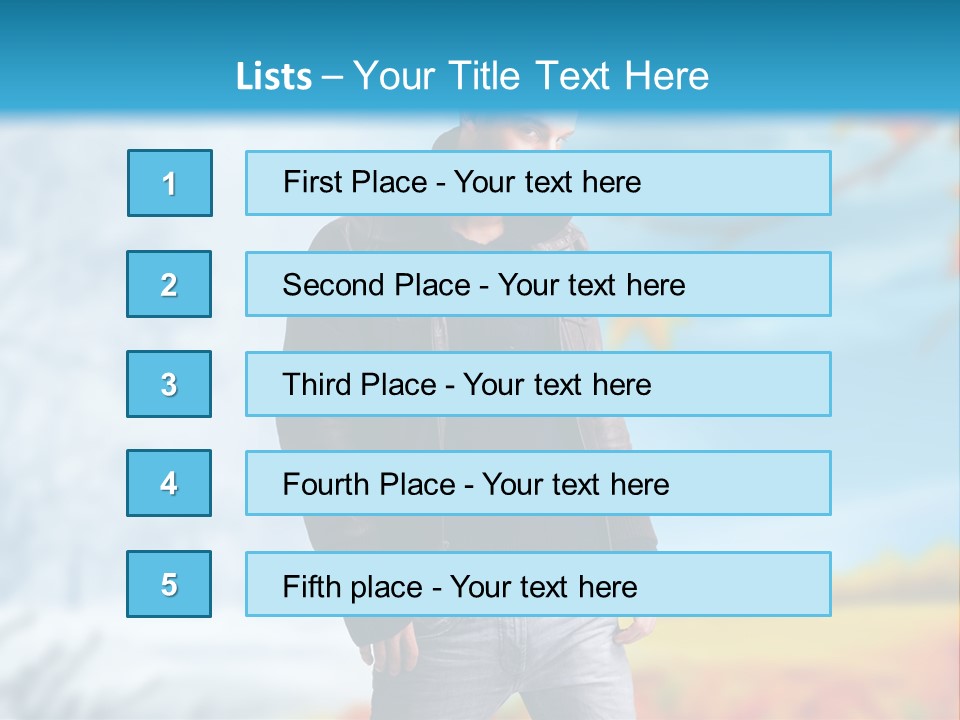 Optimistic Autumn Background PowerPoint Template