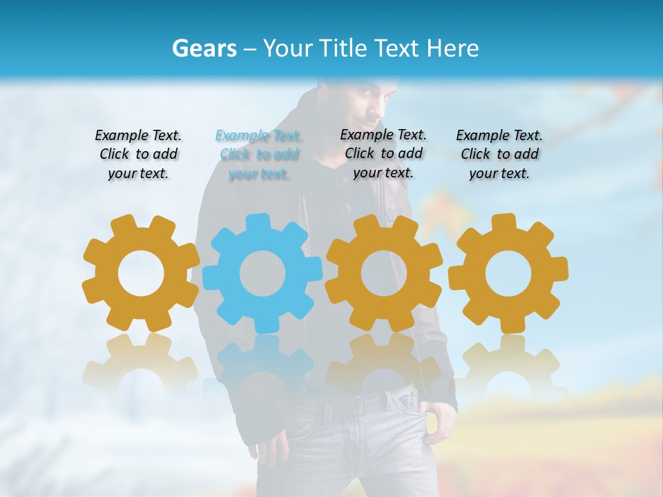 Optimistic Autumn Background PowerPoint Template