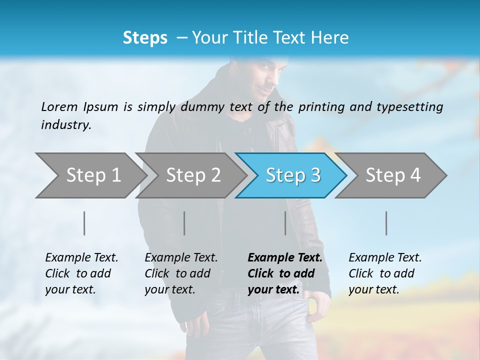 Optimistic Autumn Background PowerPoint Template
