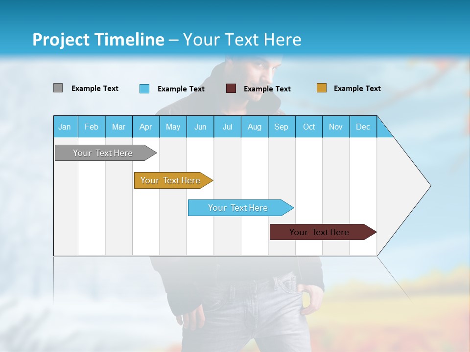 Optimistic Autumn Background PowerPoint Template