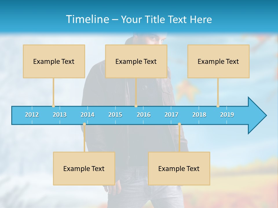 Optimistic Autumn Background PowerPoint Template