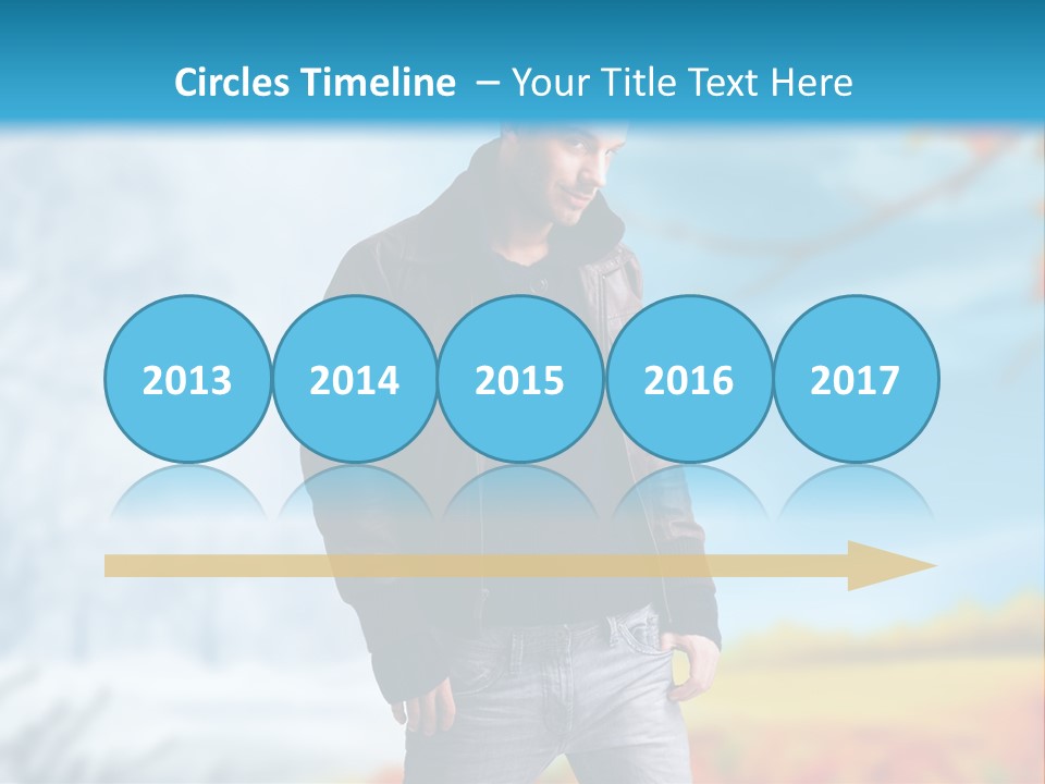 Optimistic Autumn Background PowerPoint Template