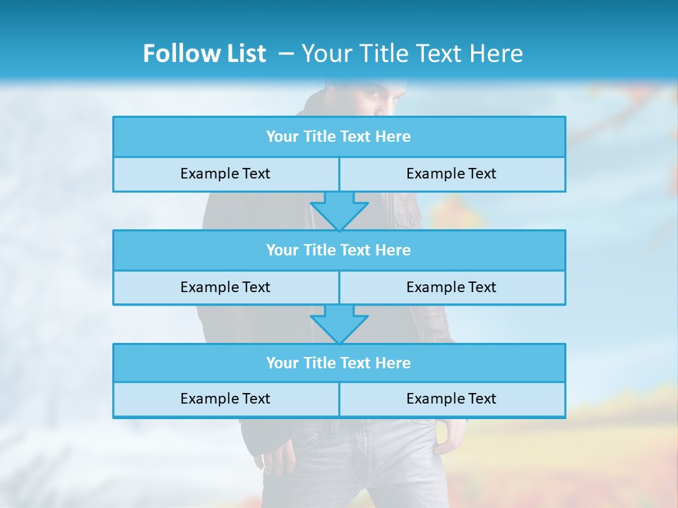 Optimistic Autumn Background PowerPoint Template