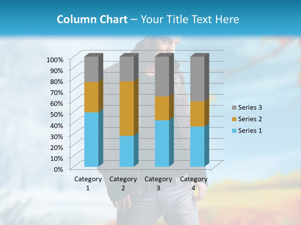 Optimistic Autumn Background PowerPoint Template