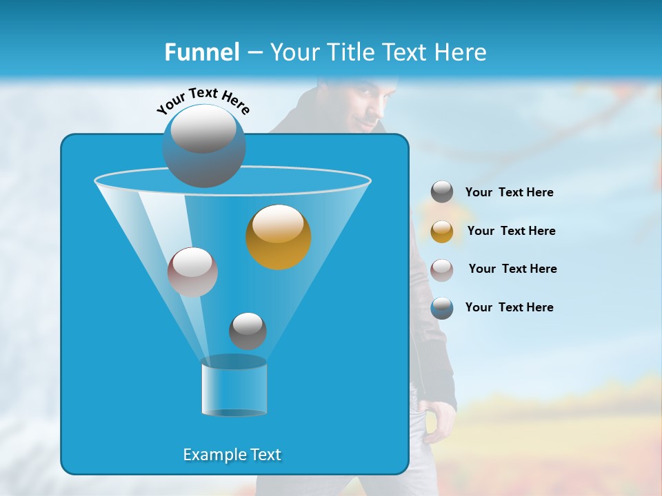 Optimistic Autumn Background PowerPoint Template