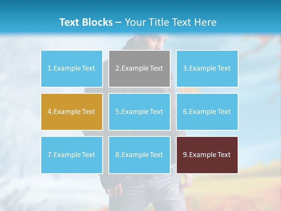 Optimistic Autumn Background PowerPoint Template