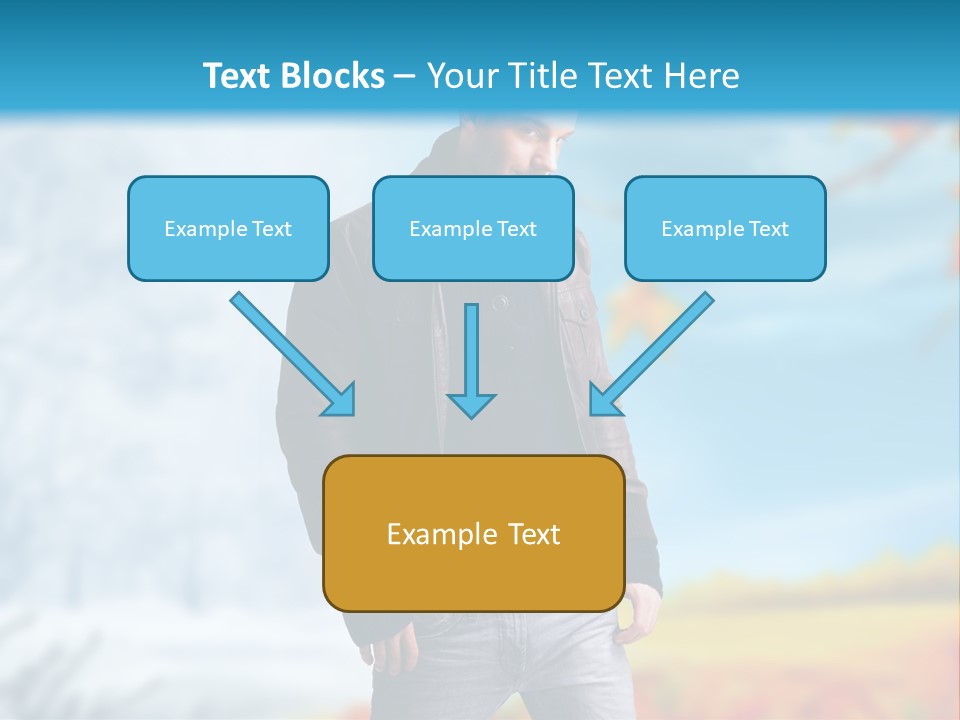 Optimistic Autumn Background PowerPoint Template