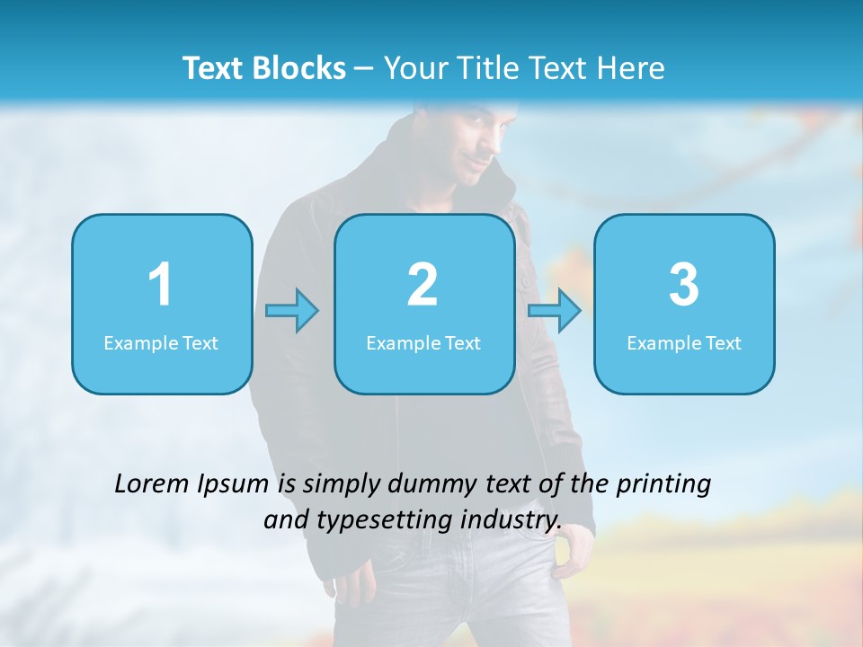 Optimistic Autumn Background PowerPoint Template