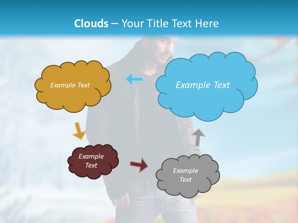 Optimistic Autumn Background PowerPoint Template