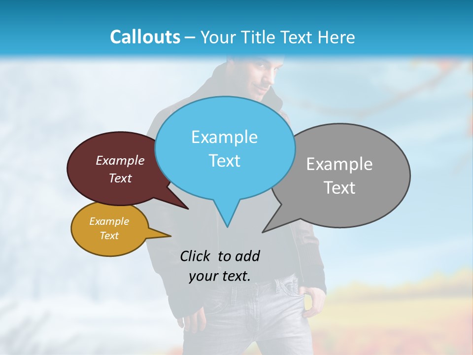 Optimistic Autumn Background PowerPoint Template