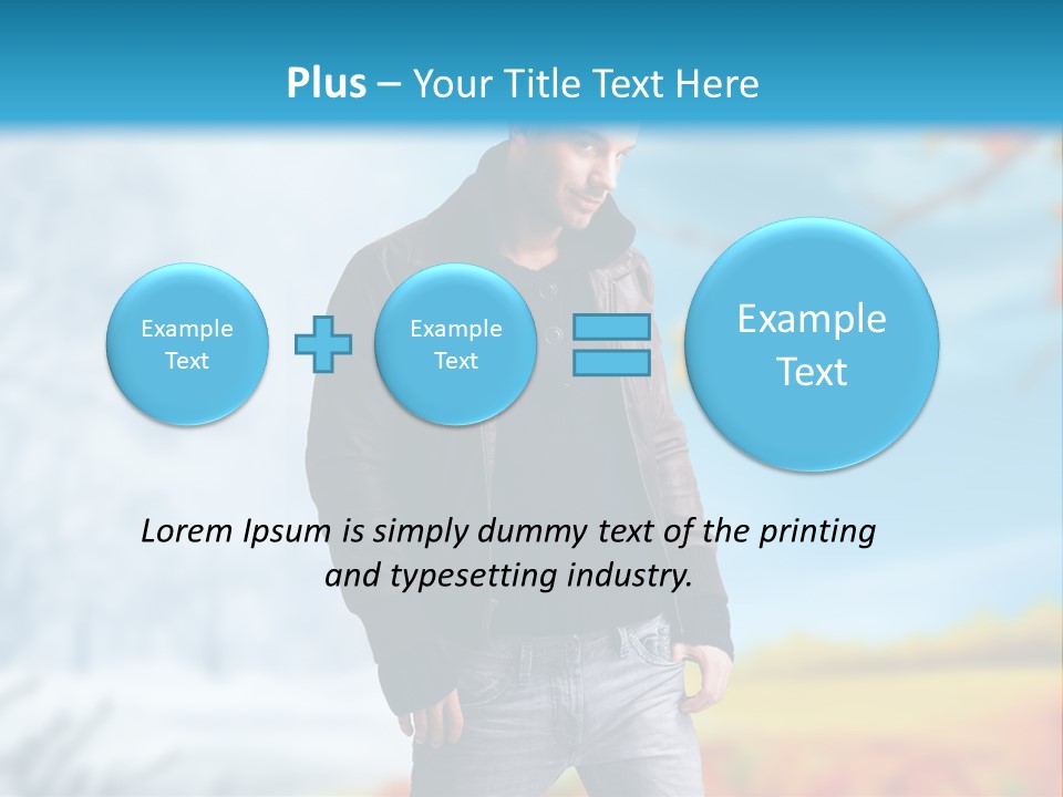 Optimistic Autumn Background PowerPoint Template