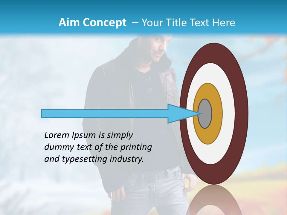 Optimistic Autumn Background PowerPoint Template