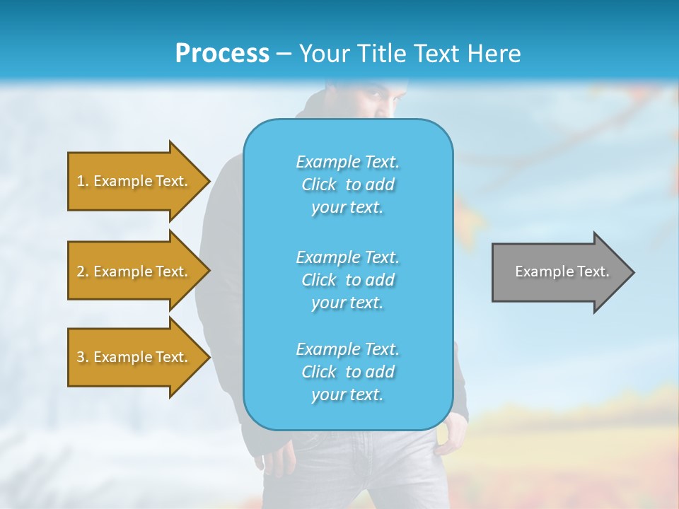 Optimistic Autumn Background PowerPoint Template
