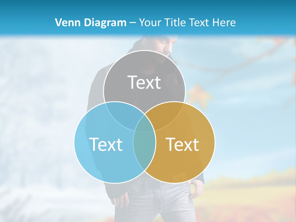 Optimistic Autumn Background PowerPoint Template