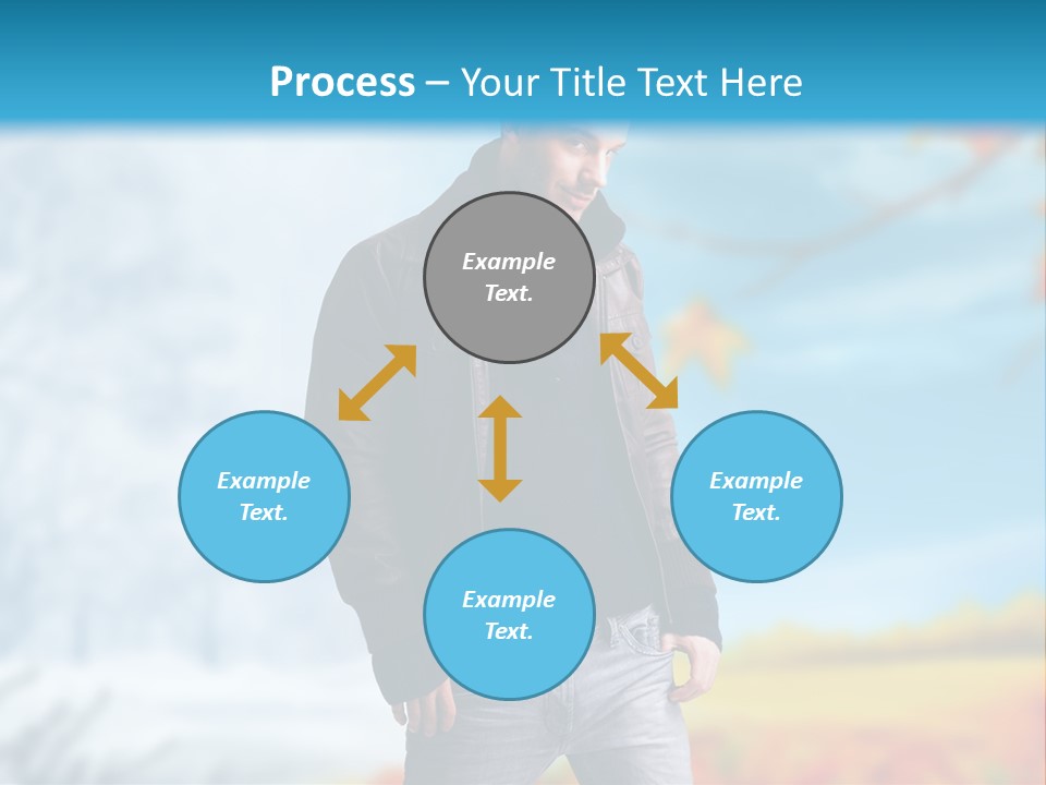 Optimistic Autumn Background PowerPoint Template