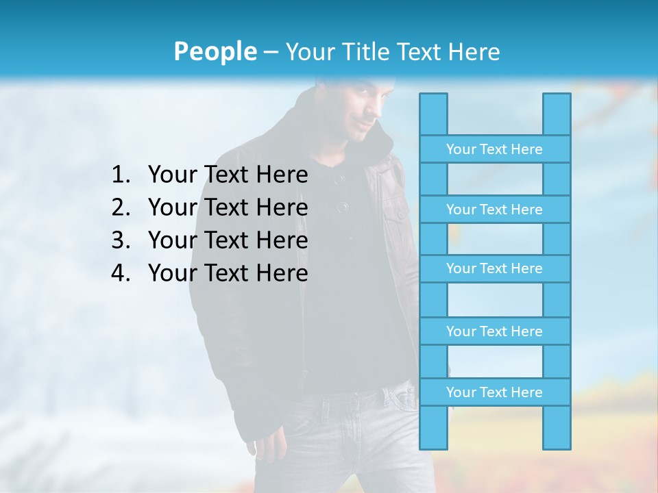 Optimistic Autumn Background PowerPoint Template