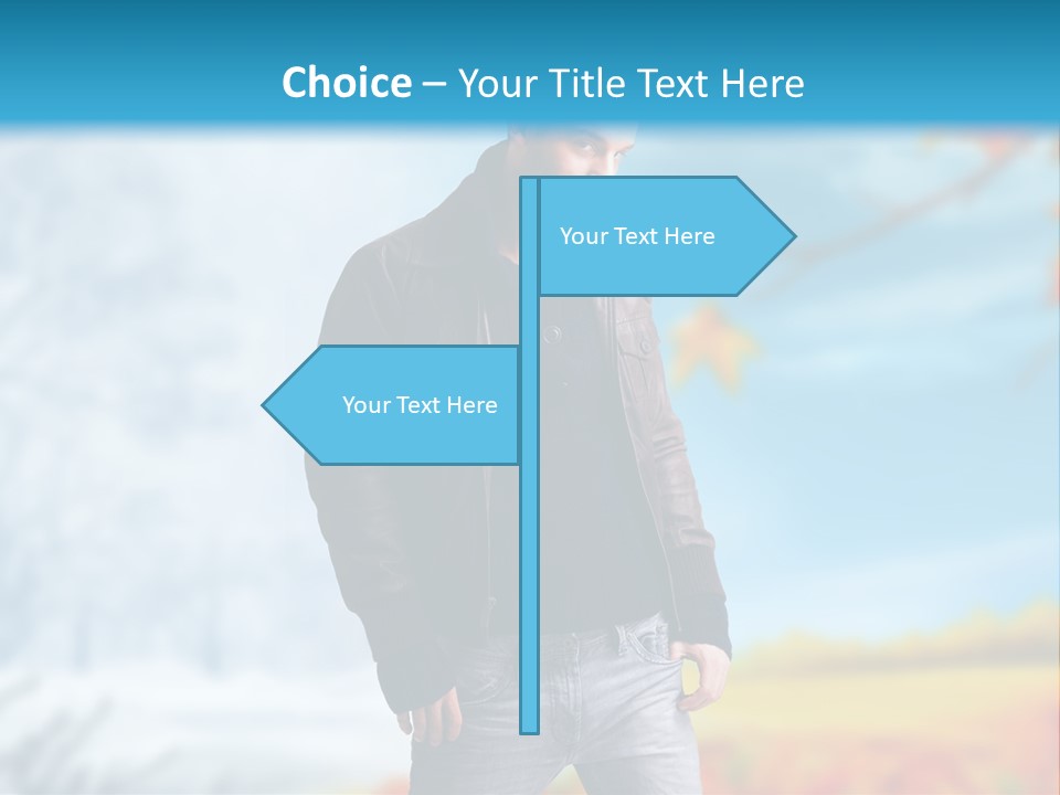 Optimistic Autumn Background PowerPoint Template