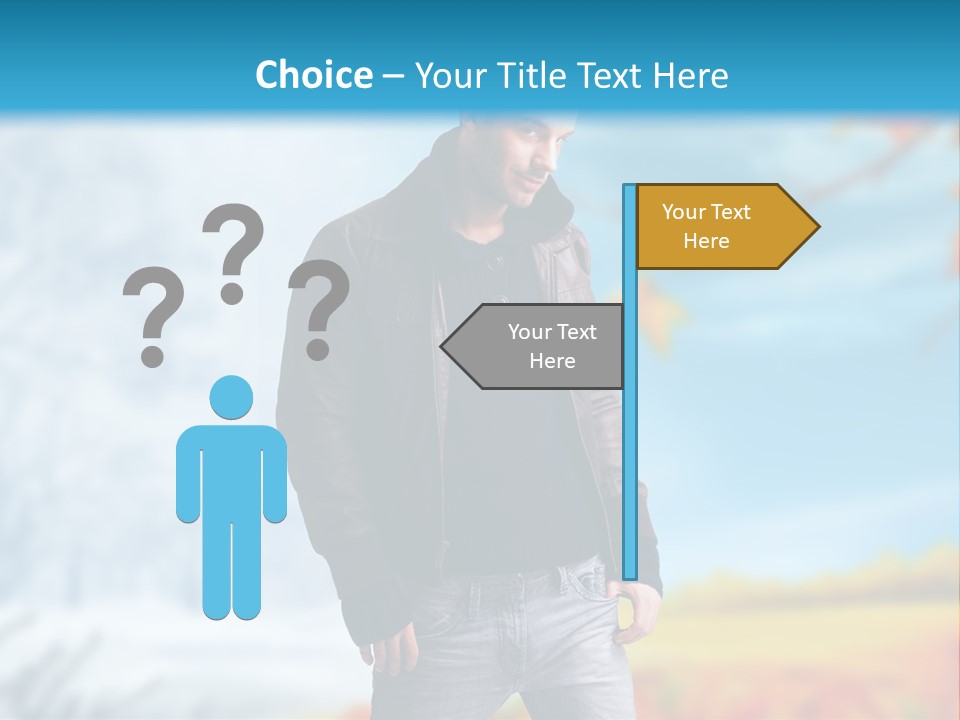 Optimistic Autumn Background PowerPoint Template