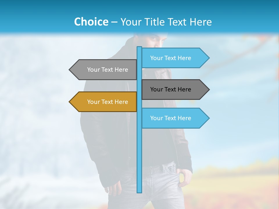 Optimistic Autumn Background PowerPoint Template