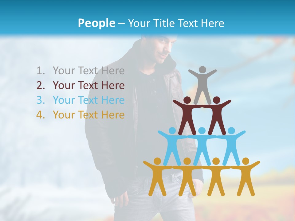 Optimistic Autumn Background PowerPoint Template