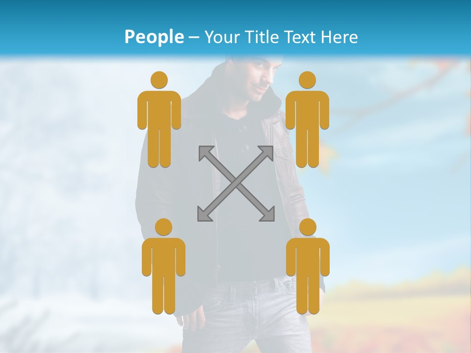 Optimistic Autumn Background PowerPoint Template