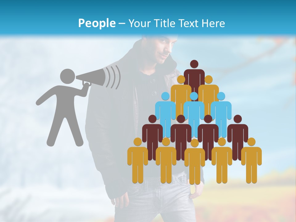 Optimistic Autumn Background PowerPoint Template