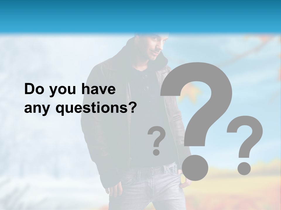 Optimistic Autumn Background PowerPoint Template