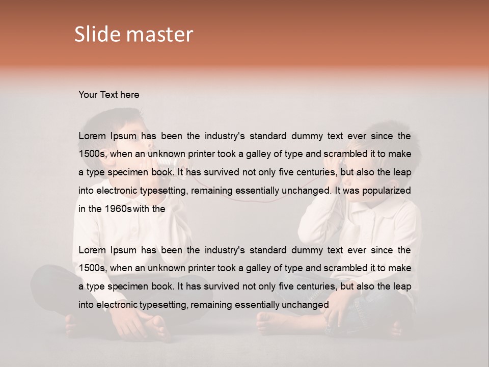 Connection Play Child PowerPoint Template