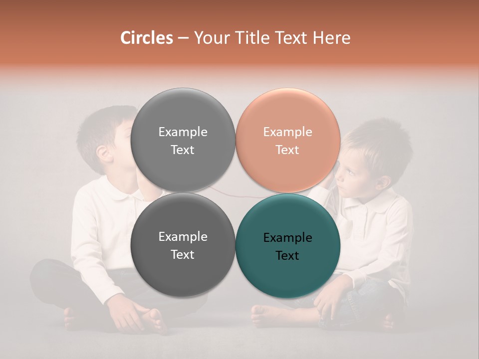 Connection Play Child PowerPoint Template