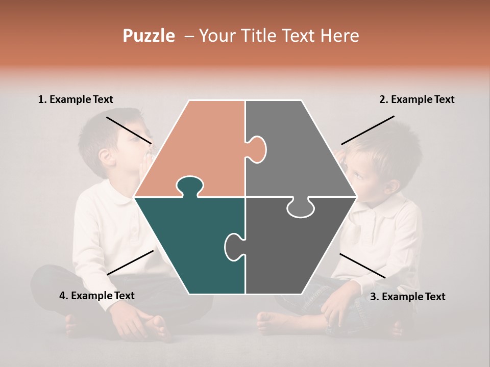 Connection Play Child PowerPoint Template