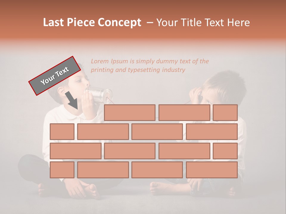 Connection Play Child PowerPoint Template