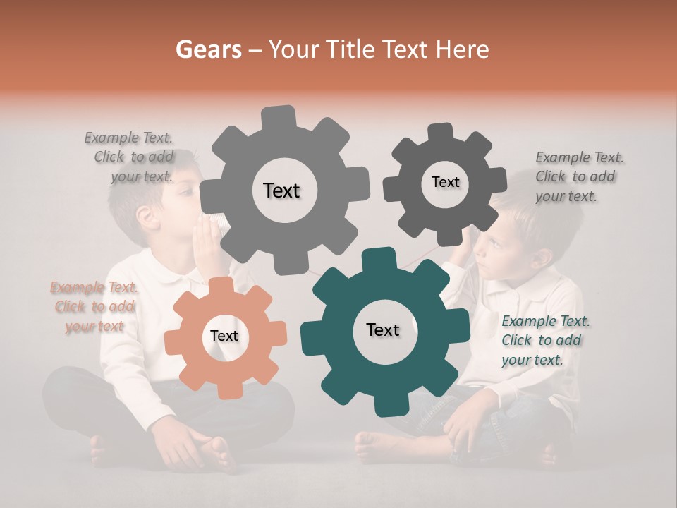 Connection Play Child PowerPoint Template