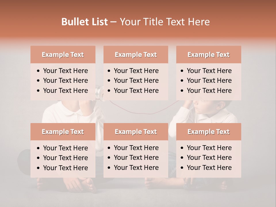 Connection Play Child PowerPoint Template