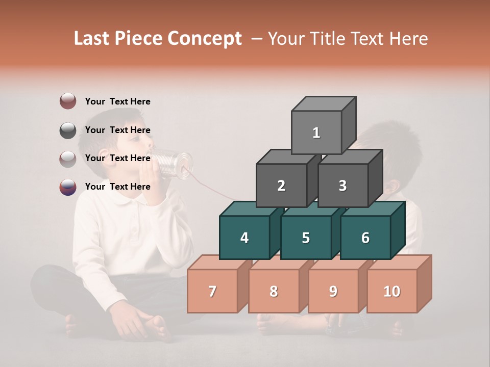 Connection Play Child PowerPoint Template