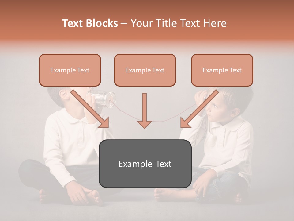 Connection Play Child PowerPoint Template