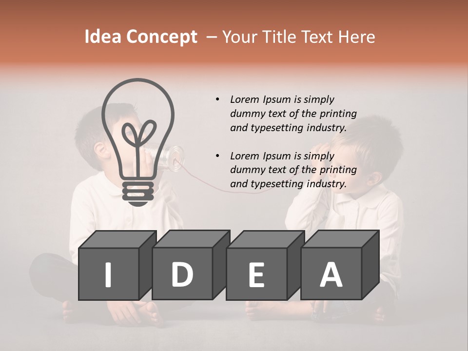 Connection Play Child PowerPoint Template