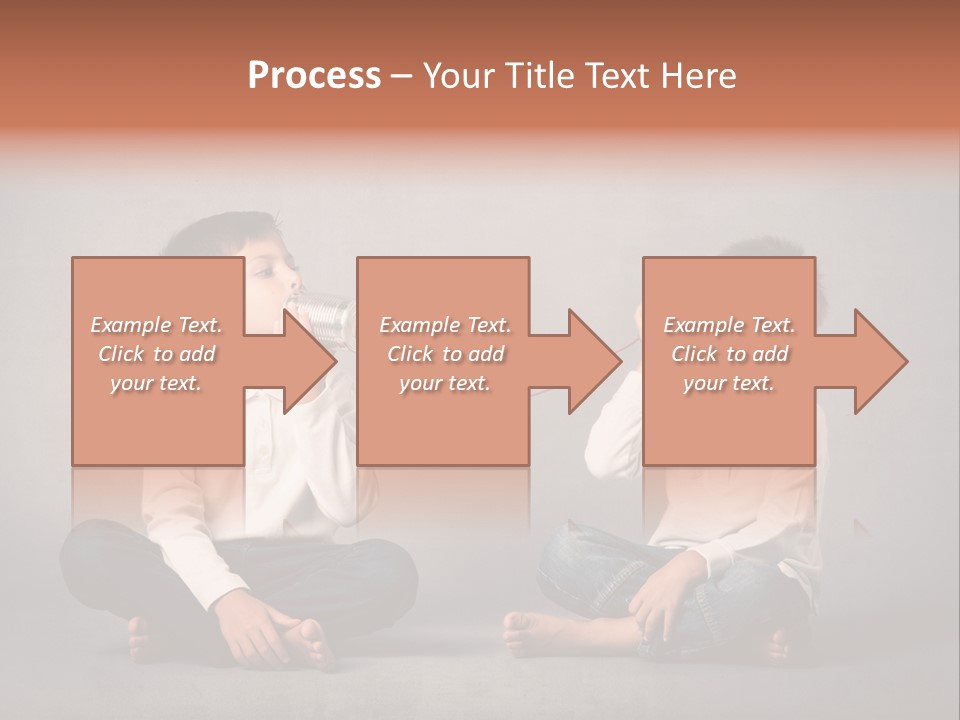 Connection Play Child PowerPoint Template