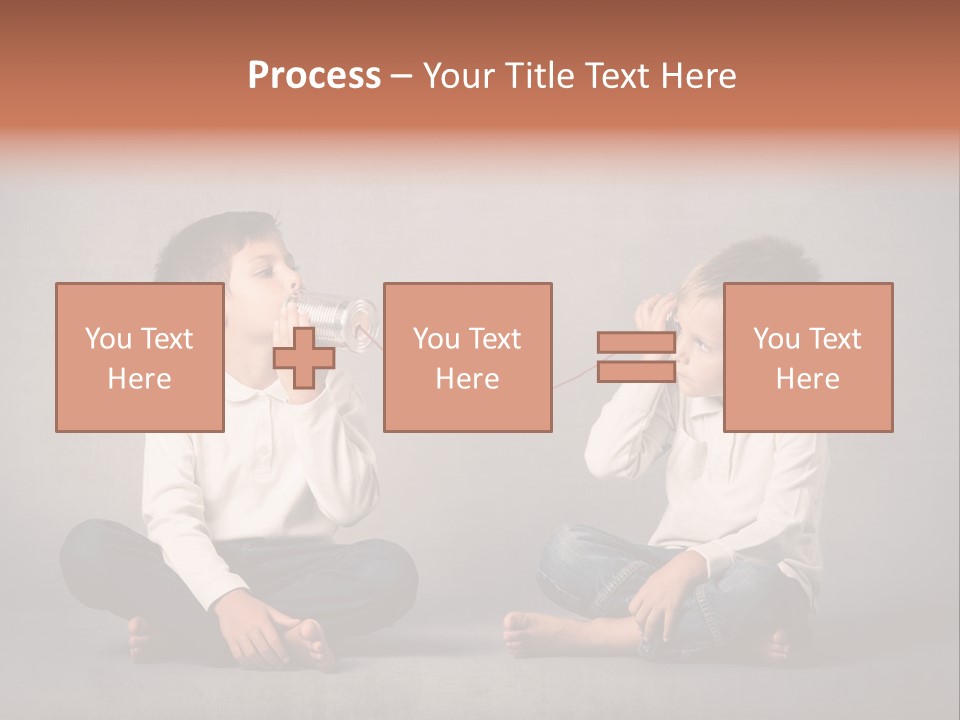 Connection Play Child PowerPoint Template