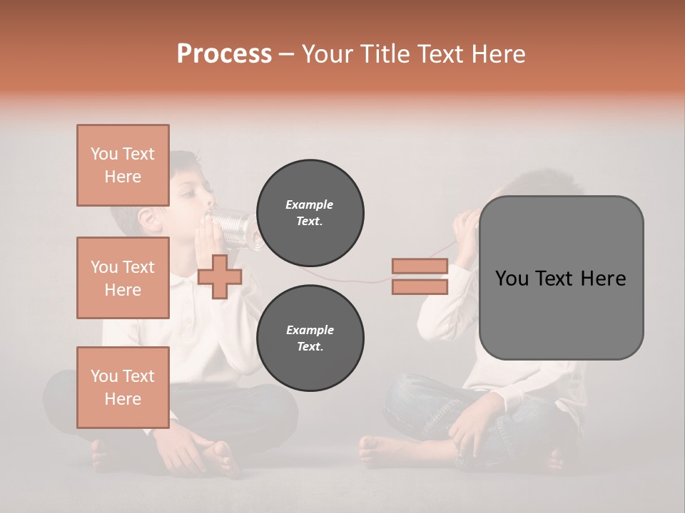 Connection Play Child PowerPoint Template