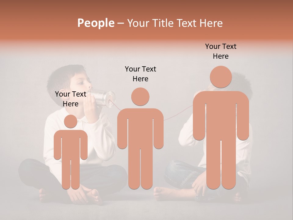 Connection Play Child PowerPoint Template