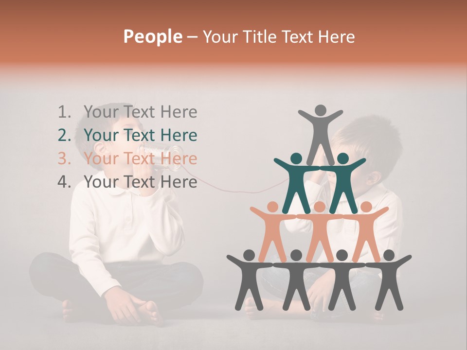 Connection Play Child PowerPoint Template