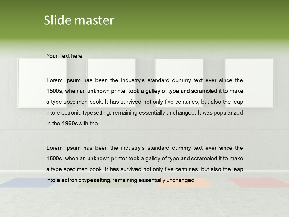 Spotlight Collection Indoor PowerPoint Template