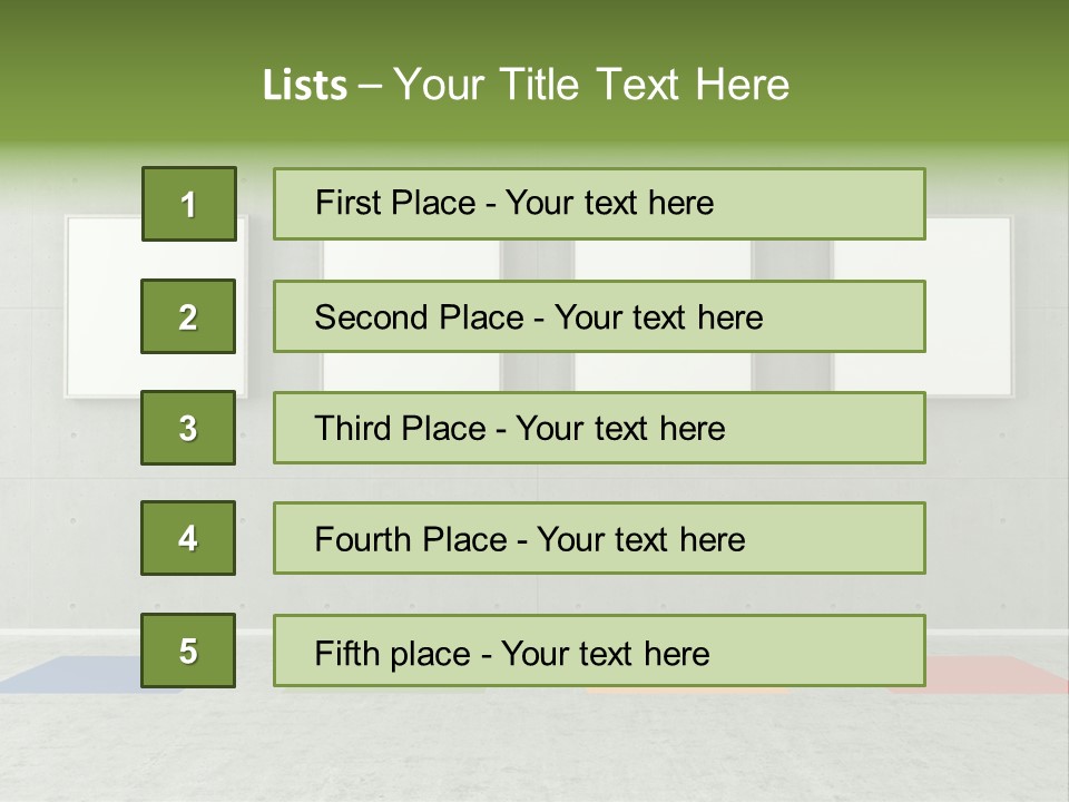Spotlight Collection Indoor PowerPoint Template