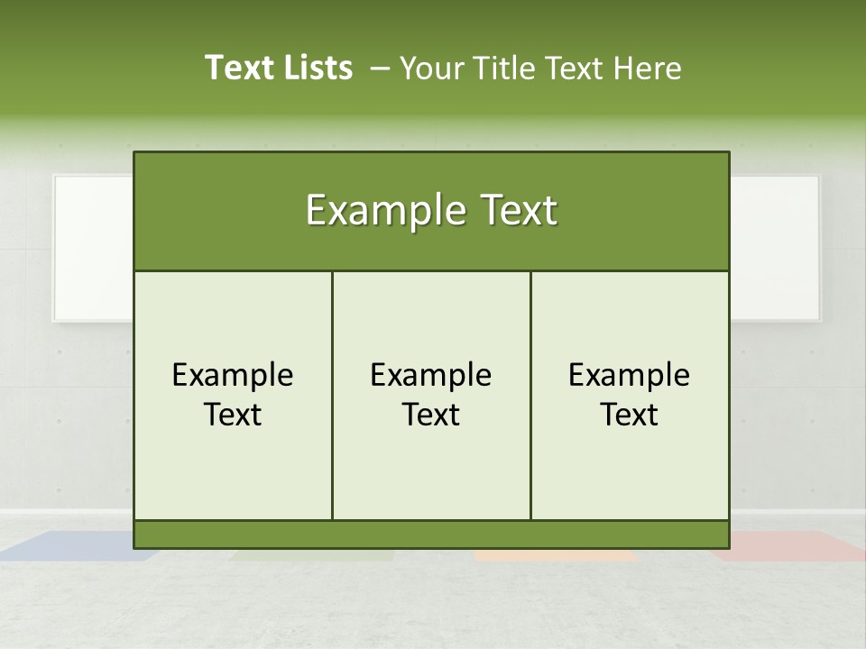 Spotlight Collection Indoor PowerPoint Template
