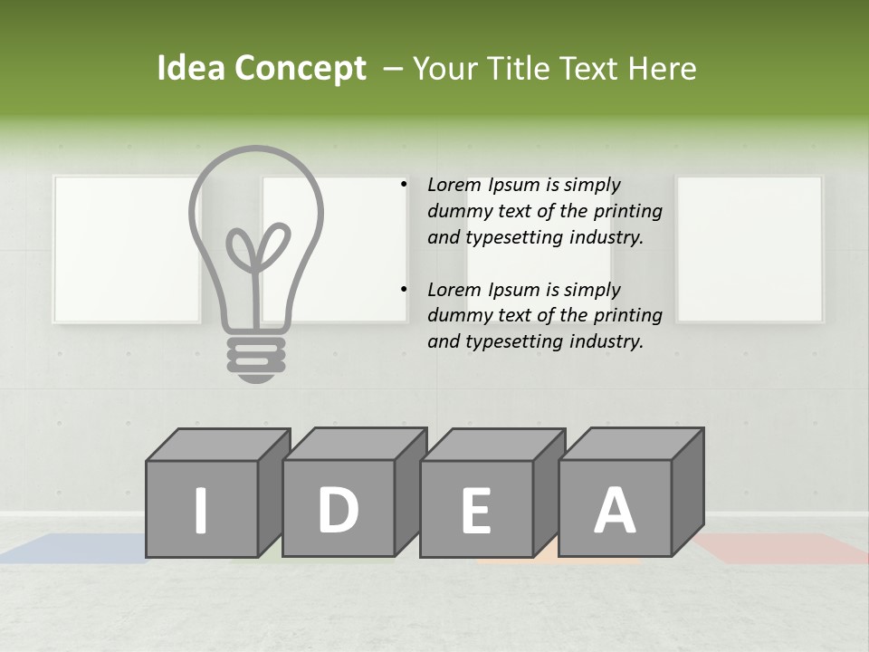 Spotlight Collection Indoor PowerPoint Template