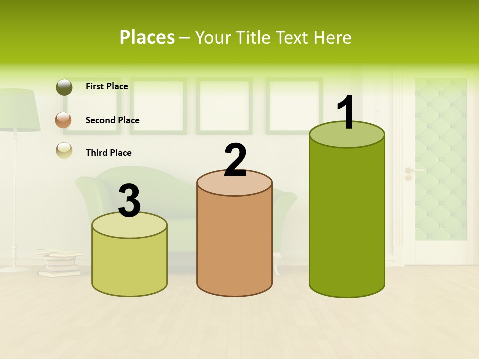 Living Roses Interior PowerPoint Template