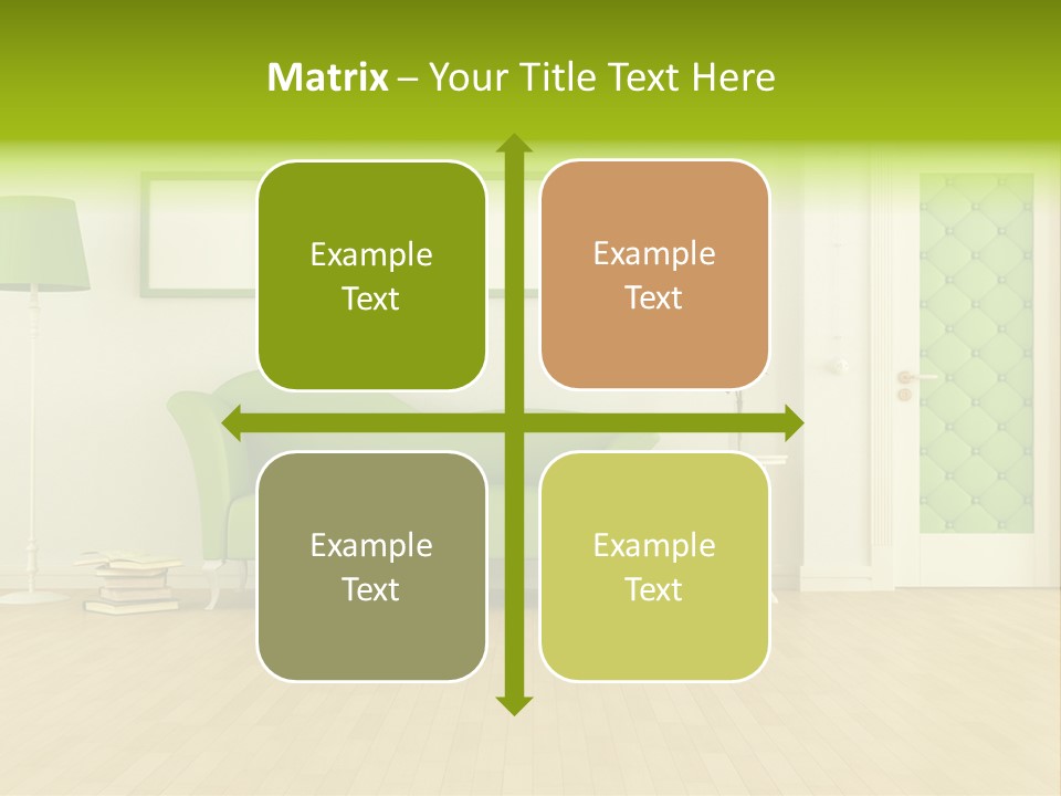 Living Roses Interior PowerPoint Template