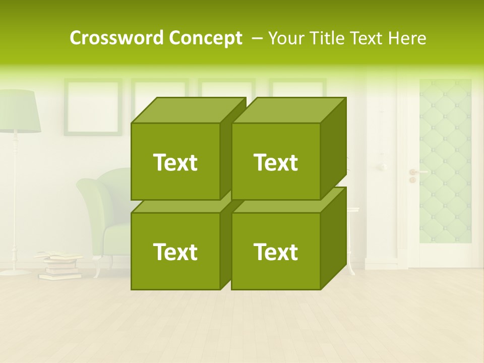 Living Roses Interior PowerPoint Template