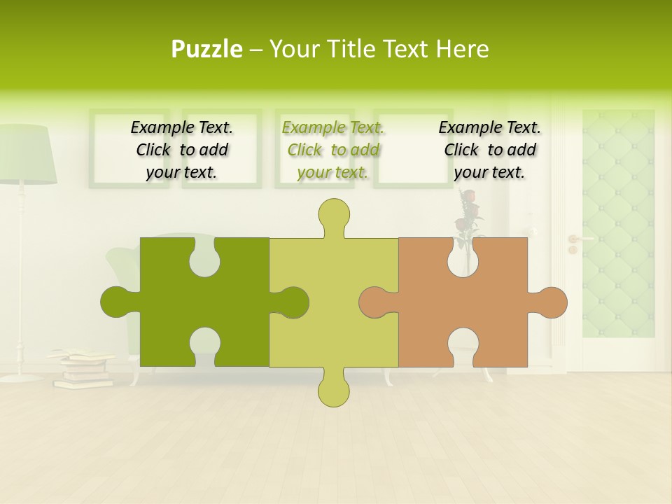 Living Roses Interior PowerPoint Template